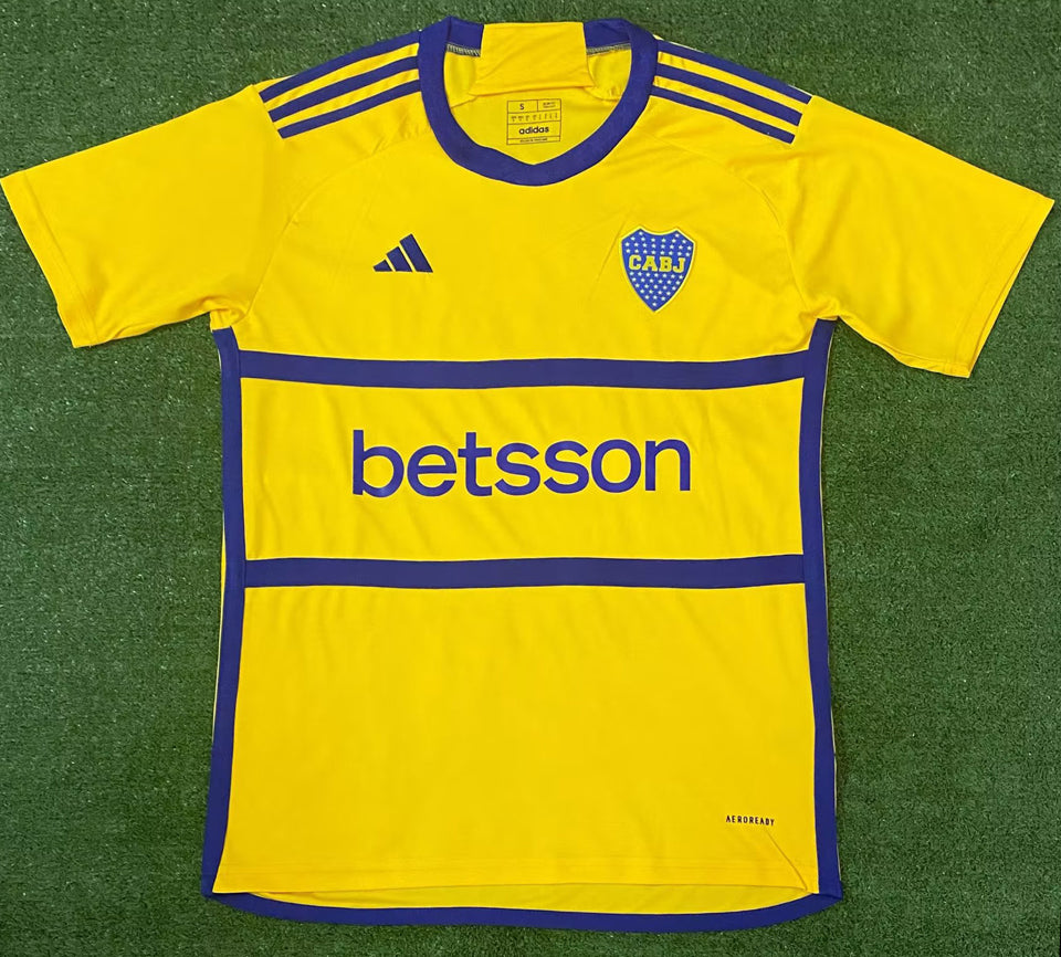 Jersey 2023/24 Boca Visitante Manga corta Versión Fan