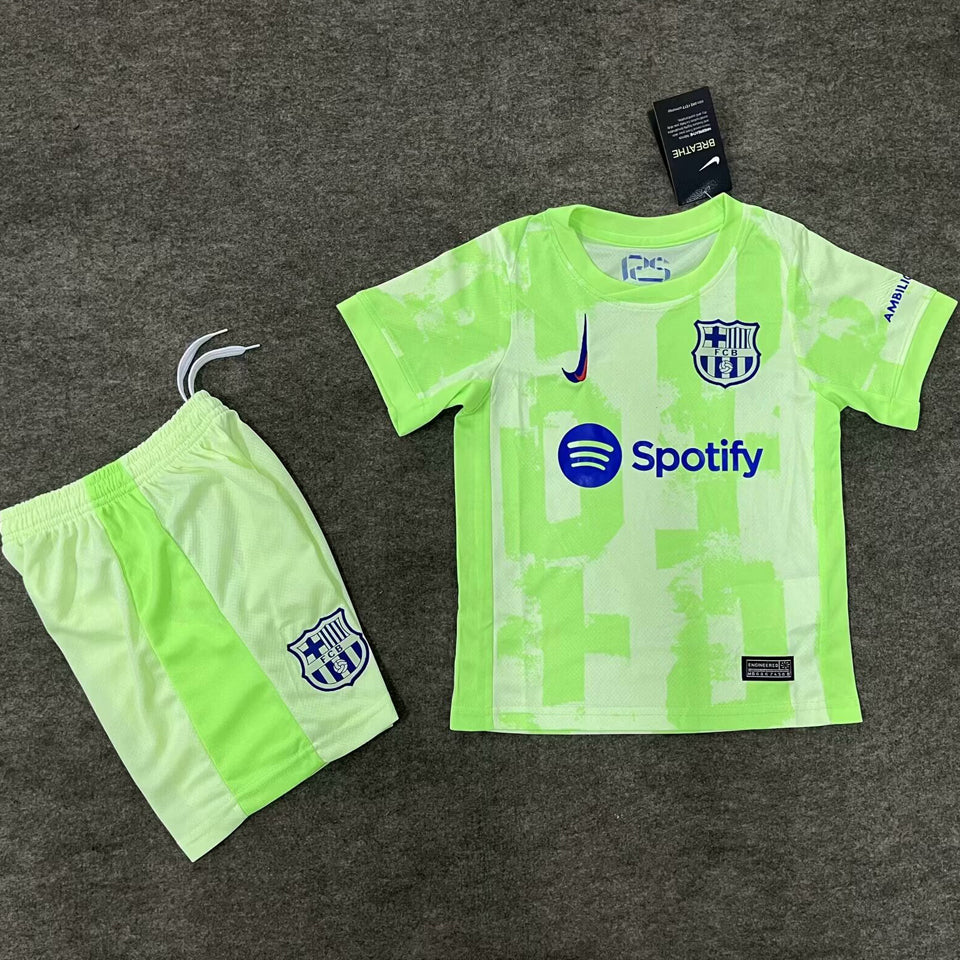 Jersey 2024/25 Barcelona Tercero Manga corta Niño