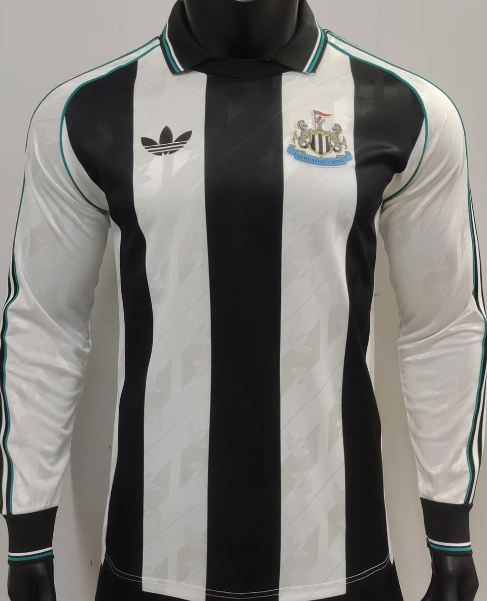 jersey 2025 newcastle especial manga larga versión jugador retro