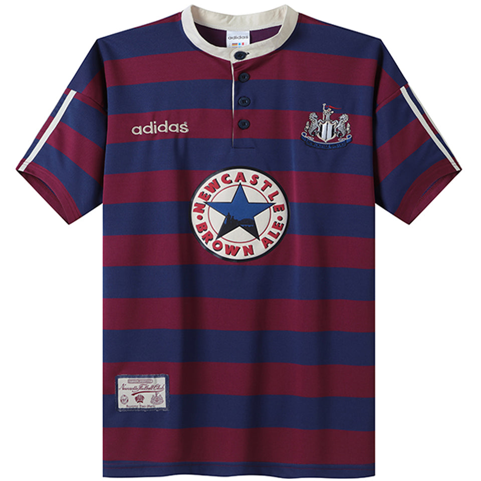 jersey 1995/97 newcastle visitante manga corta versión fan retro