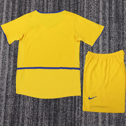 Jersey 2002/2003 Inter Milan Visitante Manga corta Niño Retro
