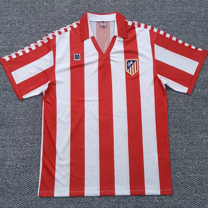 Jersey 1982/1983 Atletico de Madrid Local Manga corta Versión Fan Retro
