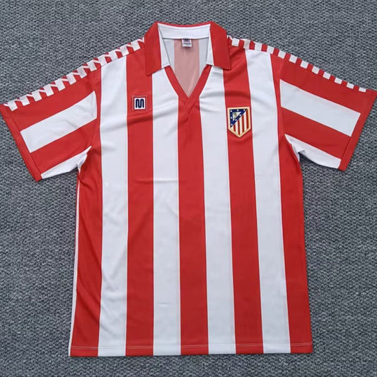 Jersey 1982/1983 Atletico de Madrid Local Manga corta Versión Fan Retro