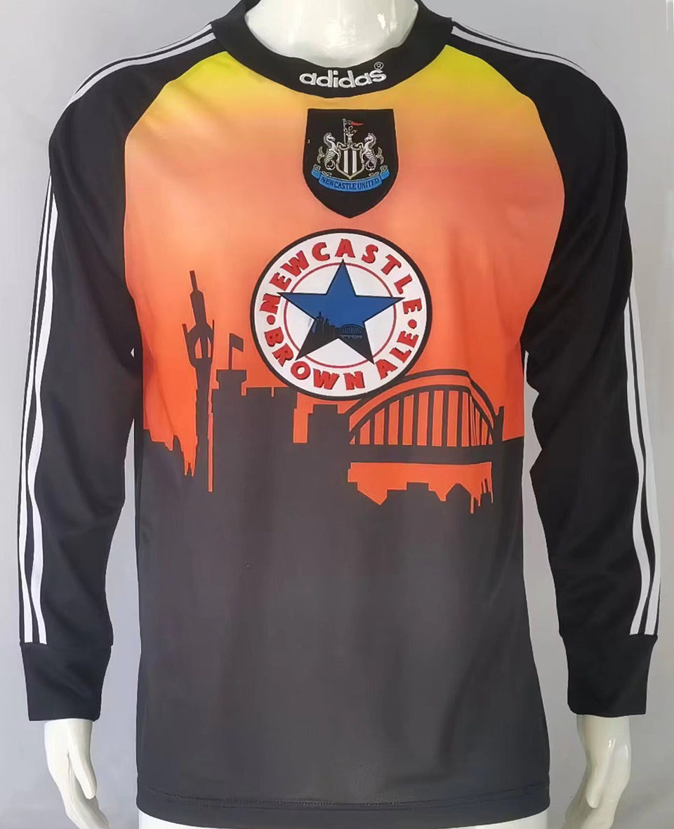 jersey 1996/97 newcastle portero manga larga versión fan retro