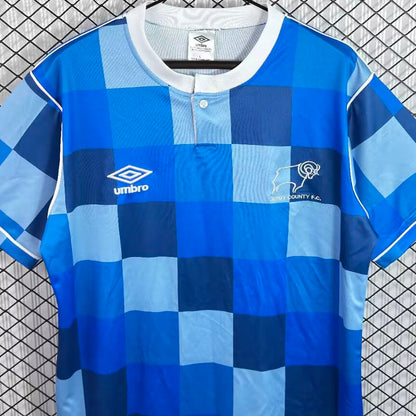 Jersey 1987/1989 Derby County Visitante Manga corta Versión Fan