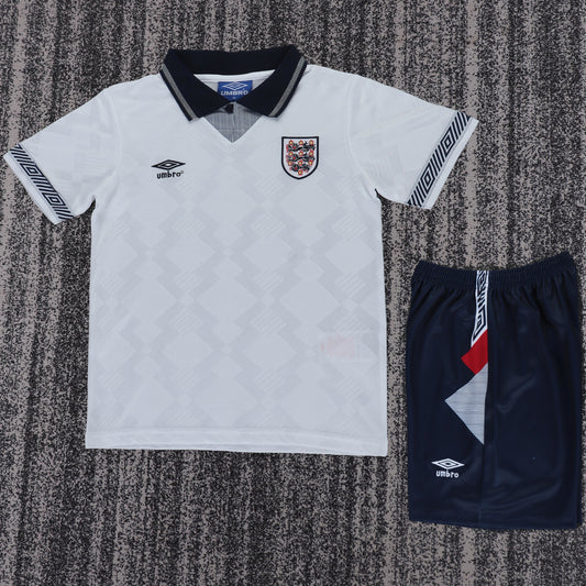 1990 Inglaterra Local Niño Selecciones Retro