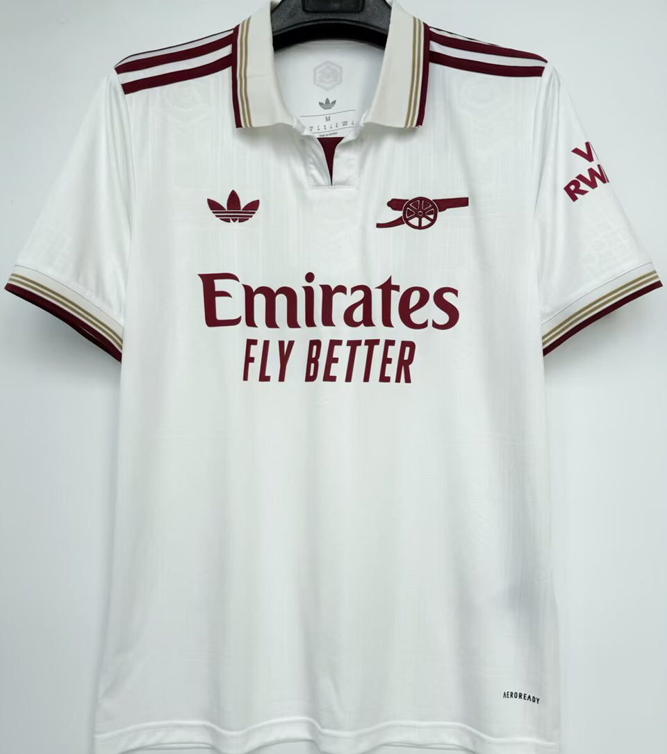 jersey 2025/26 arsenal tercero manga corta versión fan
