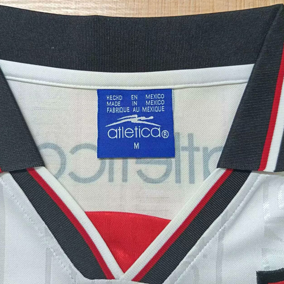 jersey 1999/2000 atlas visitante manga corta versión fan retro