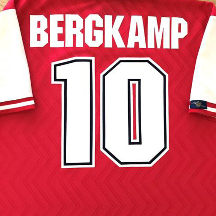 jersey 1996/98 arsenal local manga larga versión fan retro