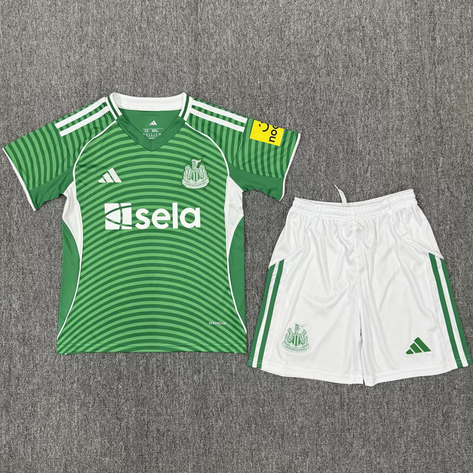 Jersey 2025/26 Newcastle Visitante Manga corta Niño