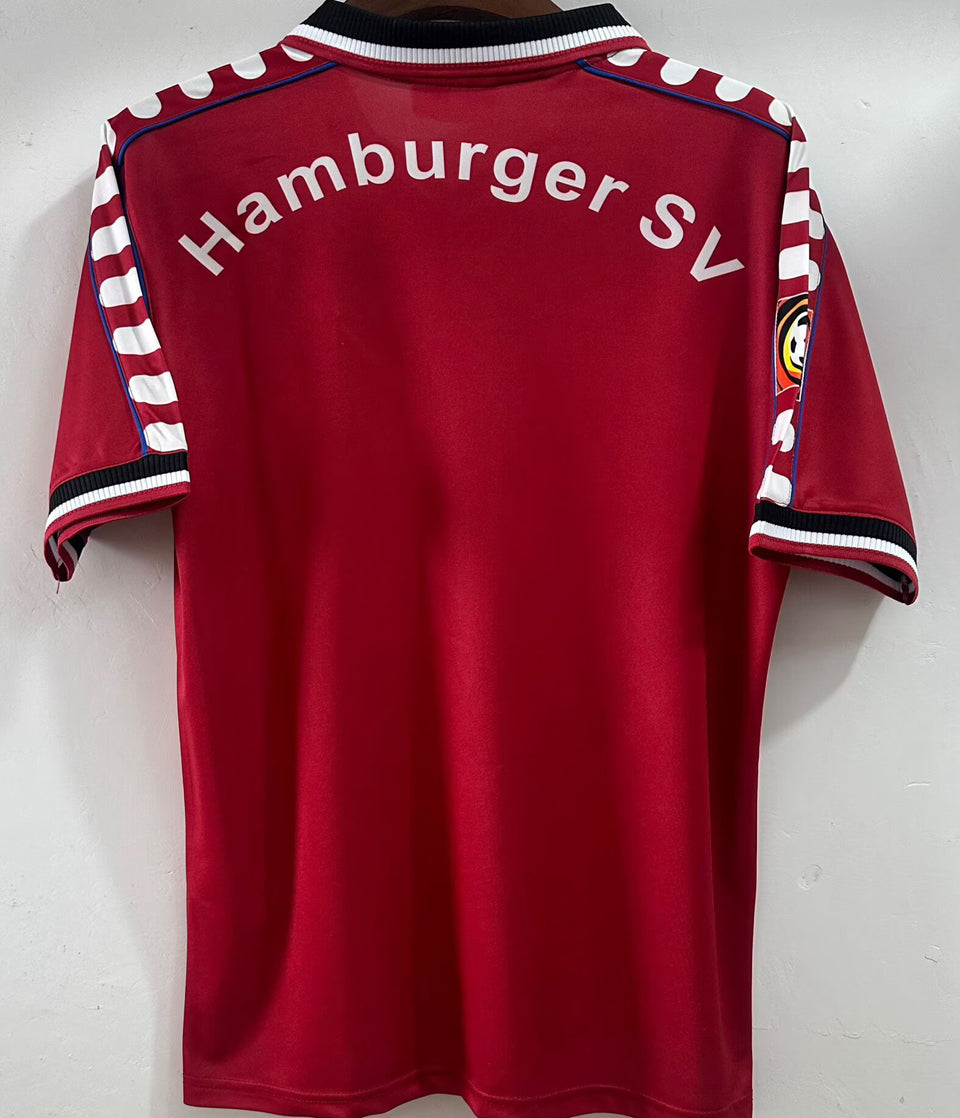 jersey 1999 hamburger visitante manga corta versión fan retro