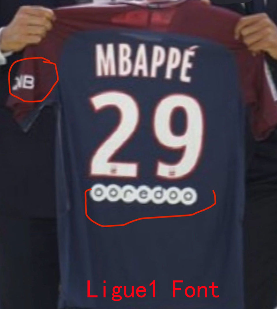 Jersey 2017/18 PSG Local Manga corta Versión Fan Retro