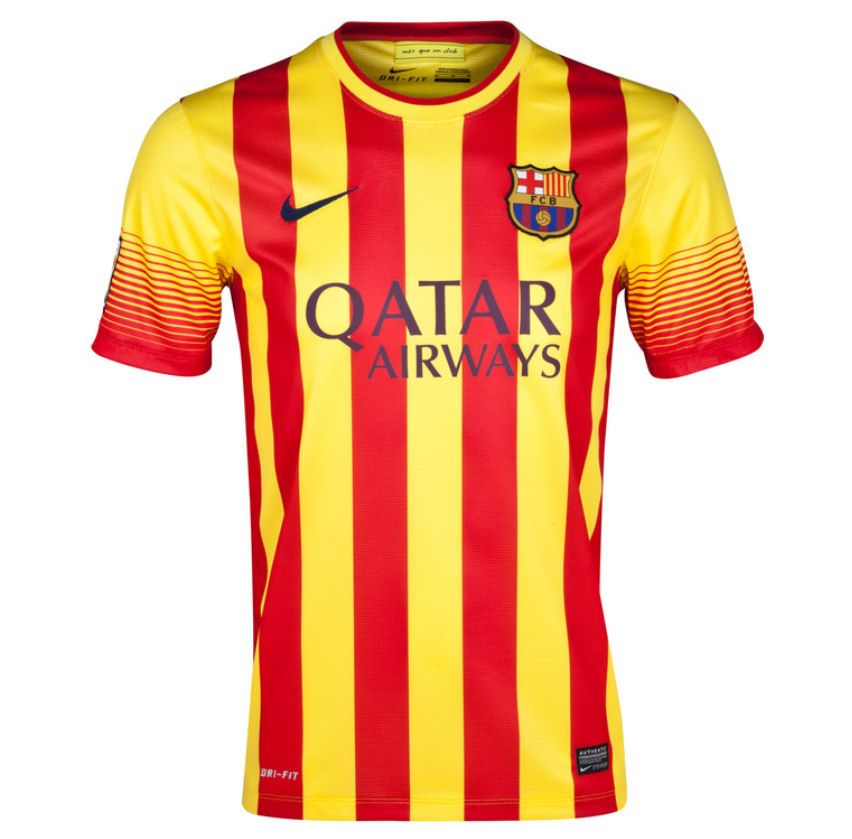 2013/14 Barcelona Parches/Letras