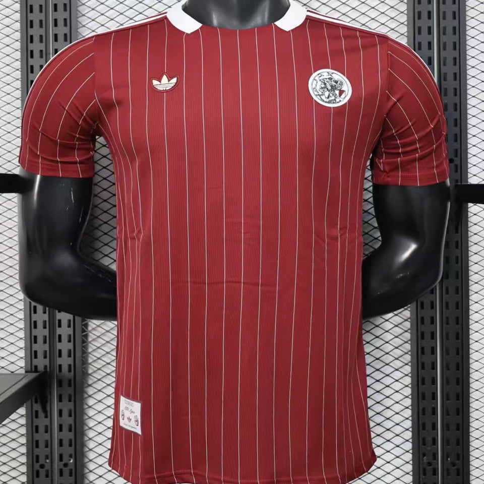 jersey 2025/26 ajax especial manga corta versión jugador retro