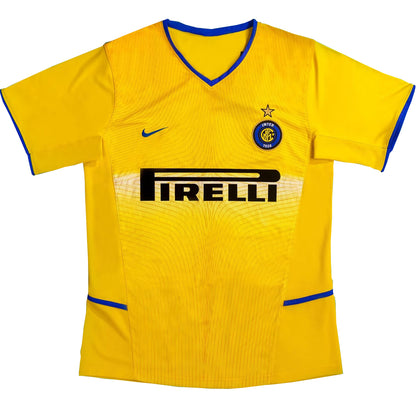 Jersey 2002/03 Inter Milan Tercero Manga corta Versión Fan Retro