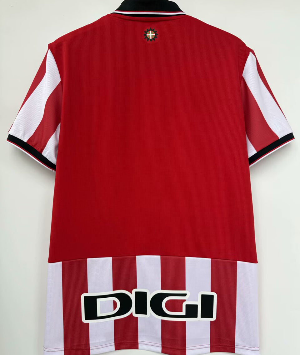 Jersey 2025/26 Bilbao AT Local Manga corta Versión Fan