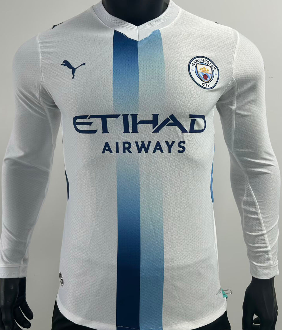 jersey 2026/27 manchester city visitante manga larga versión jugador