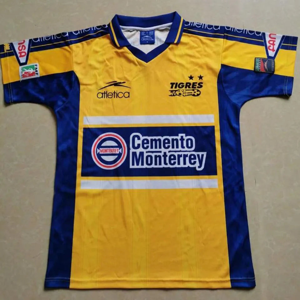 Jersey 1999 Tigres Especial Manga corta Versión Fan Retro