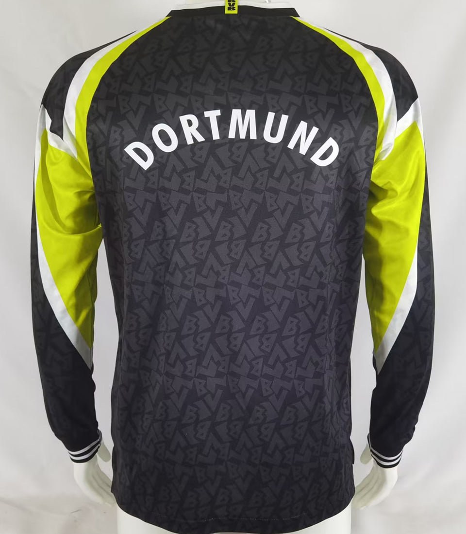 jersey 1995/96 borussia dortmund visitante manga larga versión fan retro