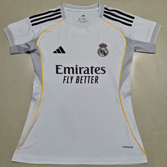 Jersey 2025/26 Real Madrid Local Manga corta Mujer