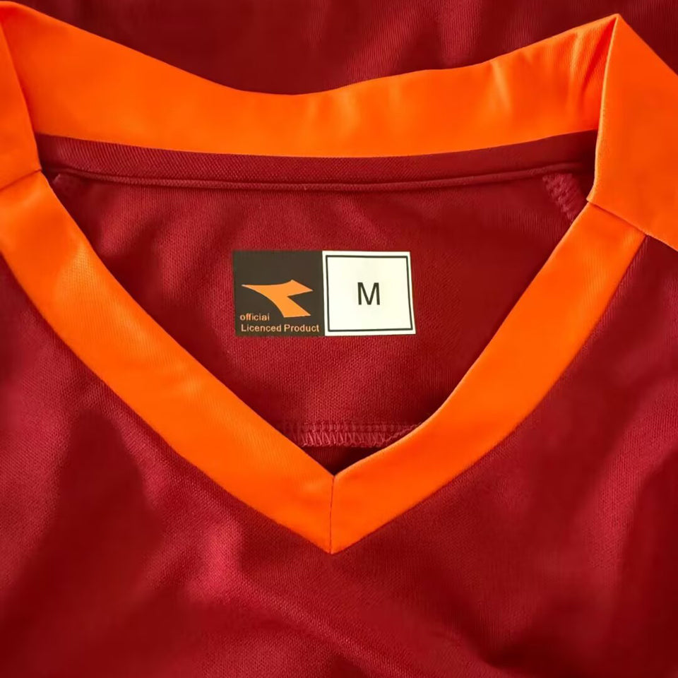 Jersey 2006/2007 Roma Local Manga corta Versión Fan Retro