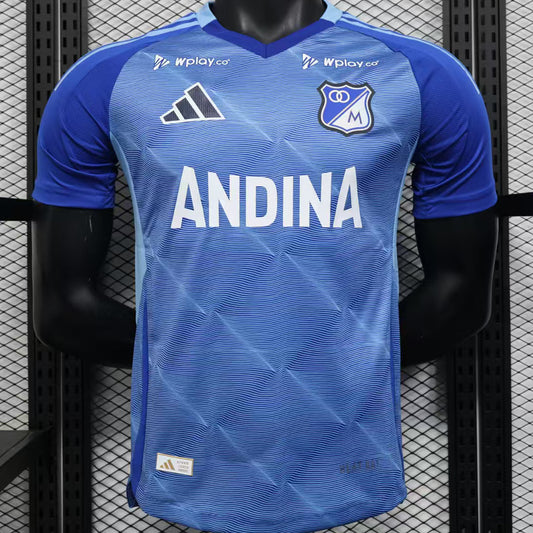 Jersey 2025/26 Millonarios Local Manga corta Versión Jugador