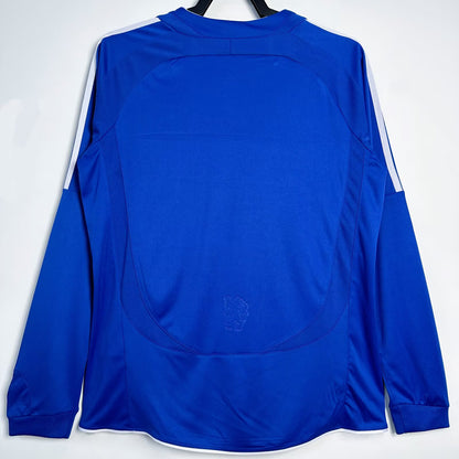 Jersey 2006/07 Chelsea Local Manga larga Versión Fan Retro