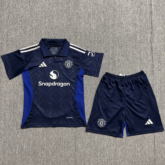 Jersey 2024/25 Manchester United Visitante Manga corta Niño