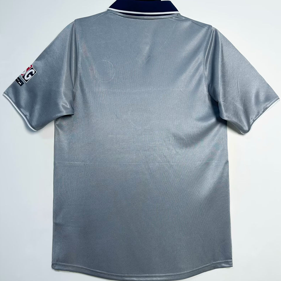 jersey 2000/2001 psg visitante manga corta versión fan retro