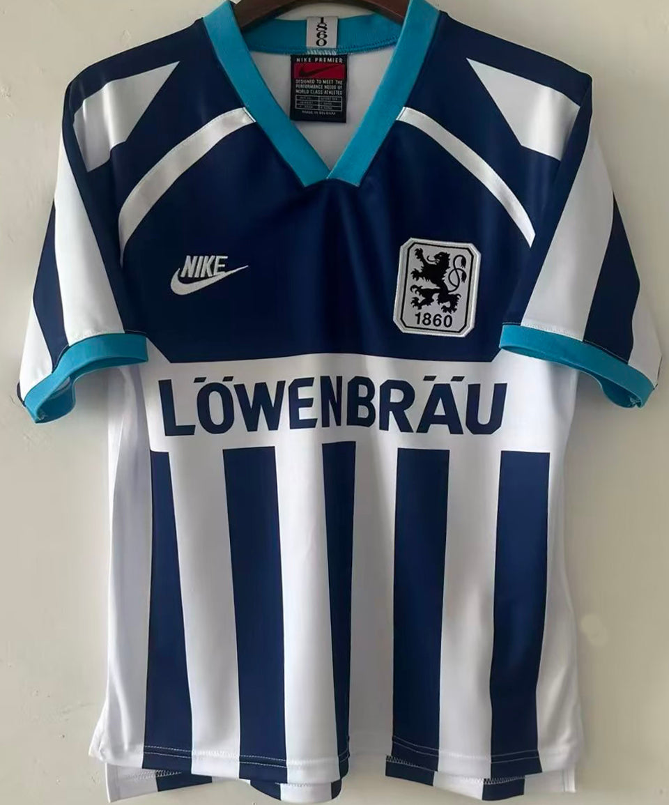 jersey 1995 münchen 1860 visitante manga corta versión fan retro