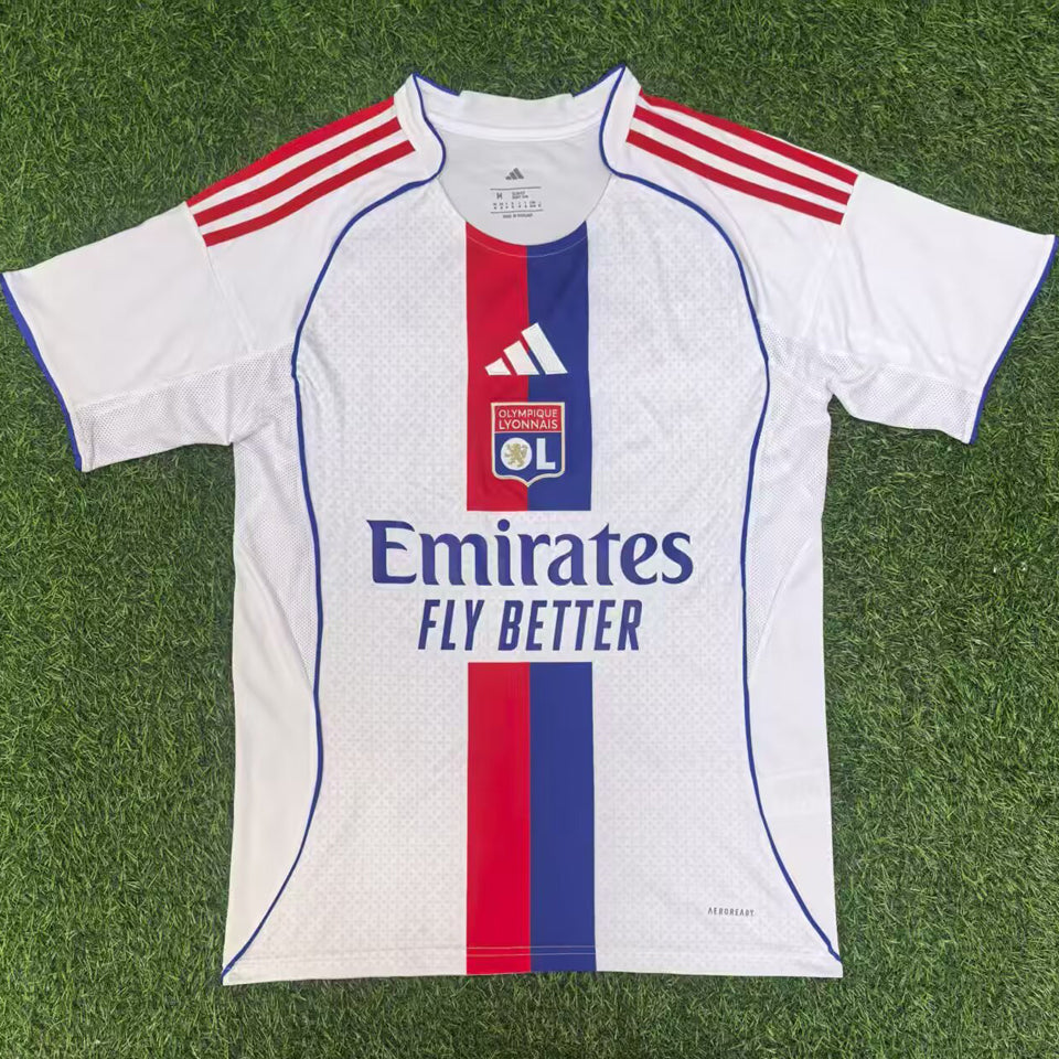 Jersey 2025/26 Lyon Local Manga corta Versión Fan