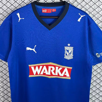 Jersey 2008/2009 Lech Poznań Local Manga corta Versión Fan Retro