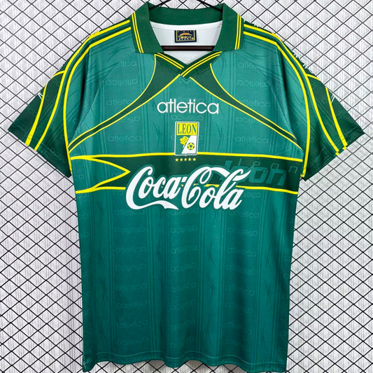 Jersey 1998/1999 Leon Local Manga corta Versión Fan Retro