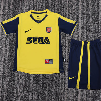 Jersey 2000/2001 Arsenal Visitante Manga corta Niño Retro