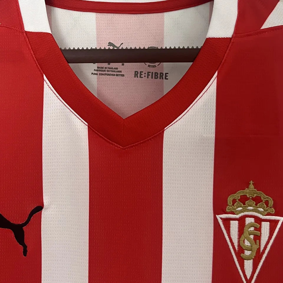 Jersey 2024/25 Gijon Local Manga corta Versión Fan