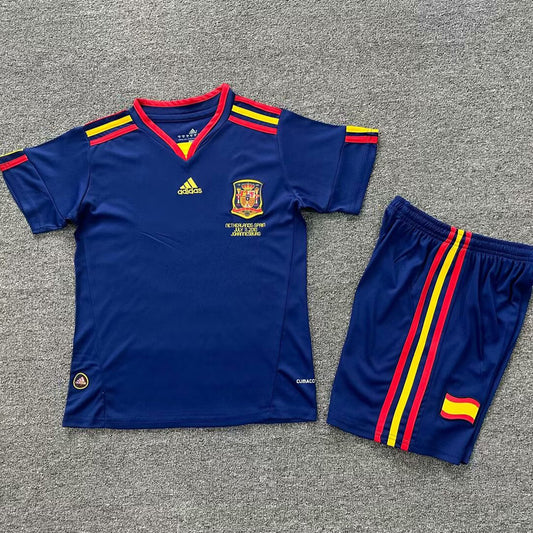2010 España Visitante Niño Selecciones Retro