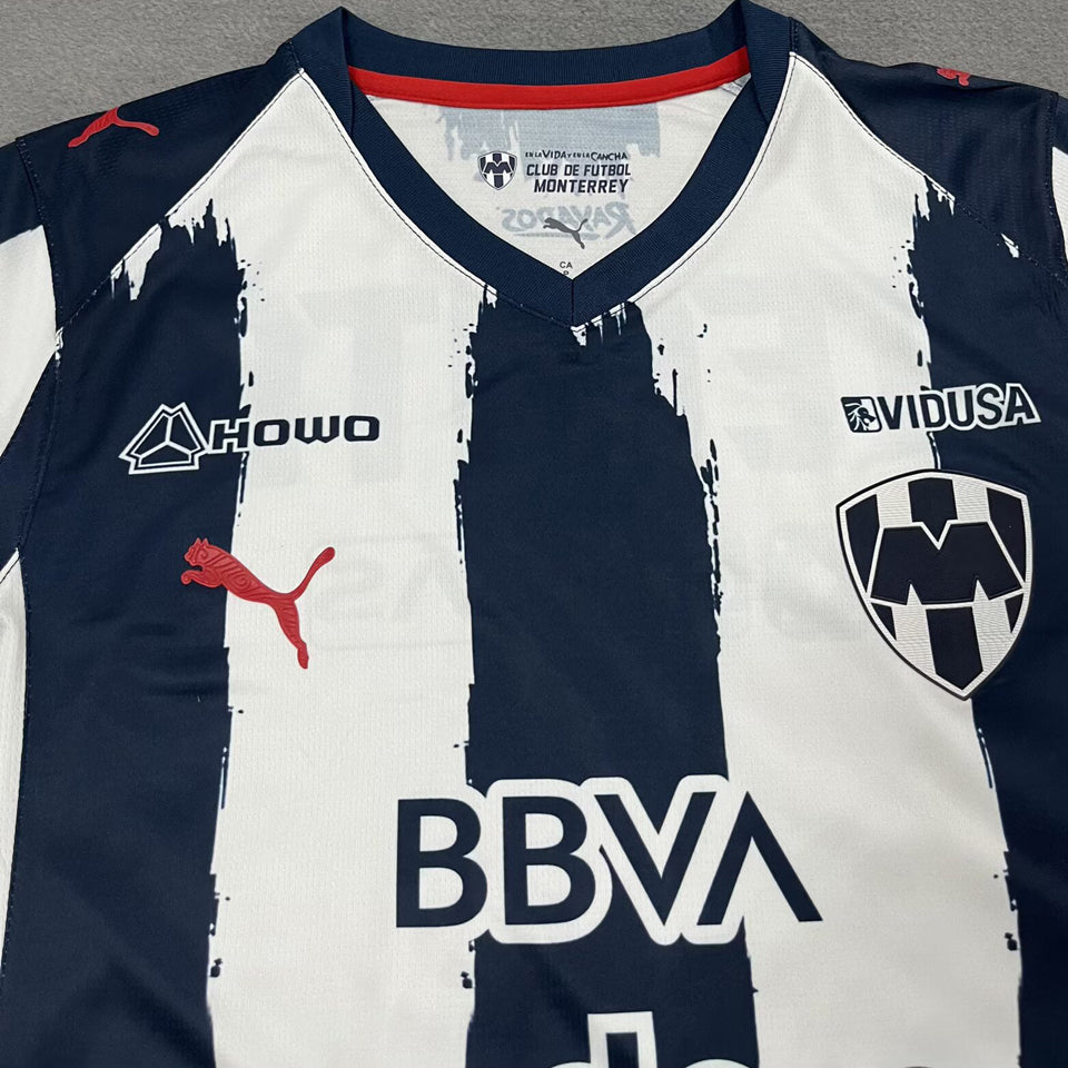 jersey 2025/26 monterrey local manga corta versión fan