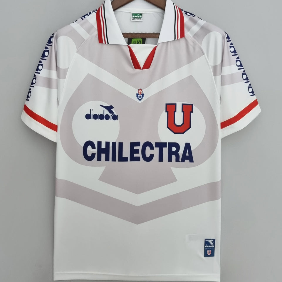 jersey 1996 universidad de chile visitante manga corta versión fan retro
