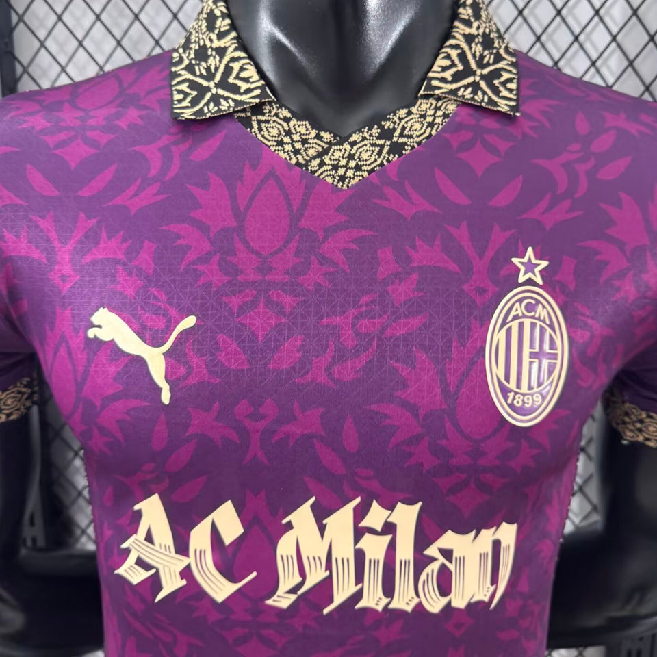 jersey 2025/26 ac milan especial manga corta versión jugador