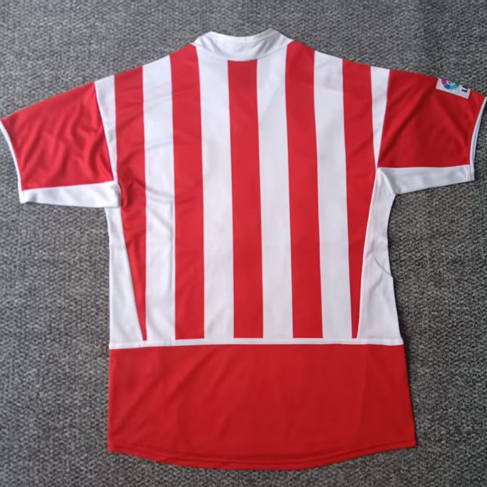 jersey 2002/2003 atletico de madrid local manga corta versión fan retro