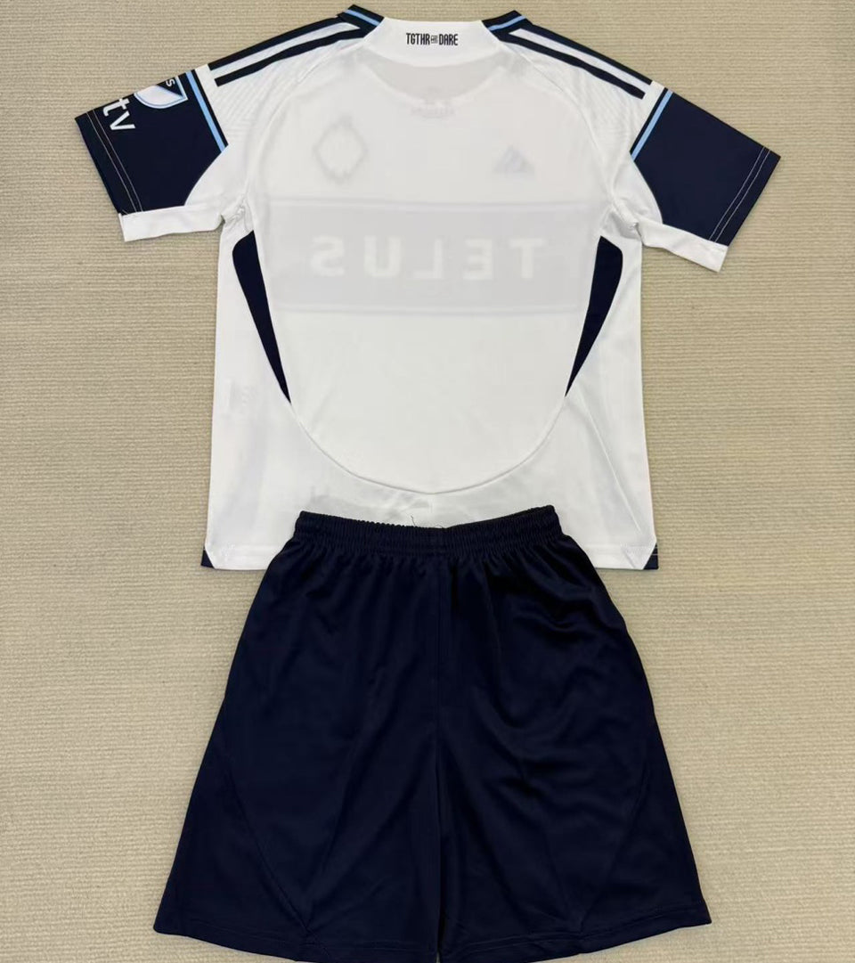 jersey 2025/26 vancouver whitecaps local manga corta niño