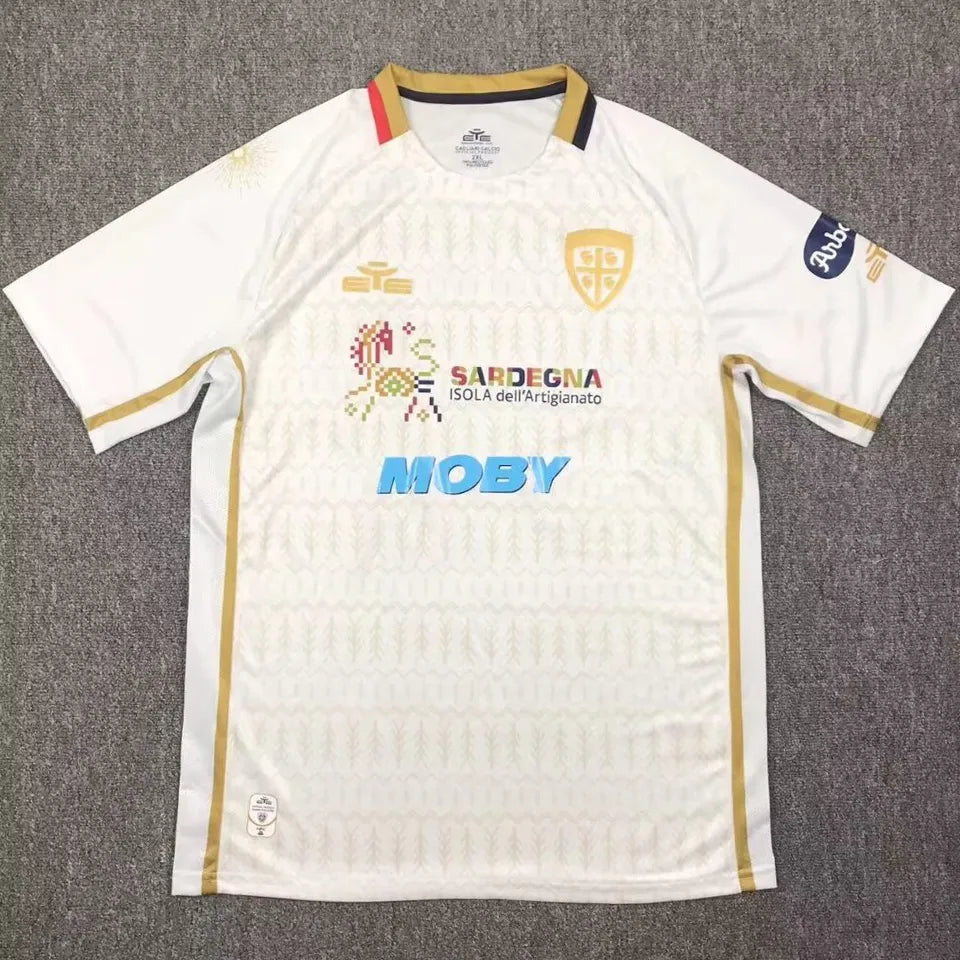 Jersey 2024/25 Cagliari Visitante Manga corta Versión Fan