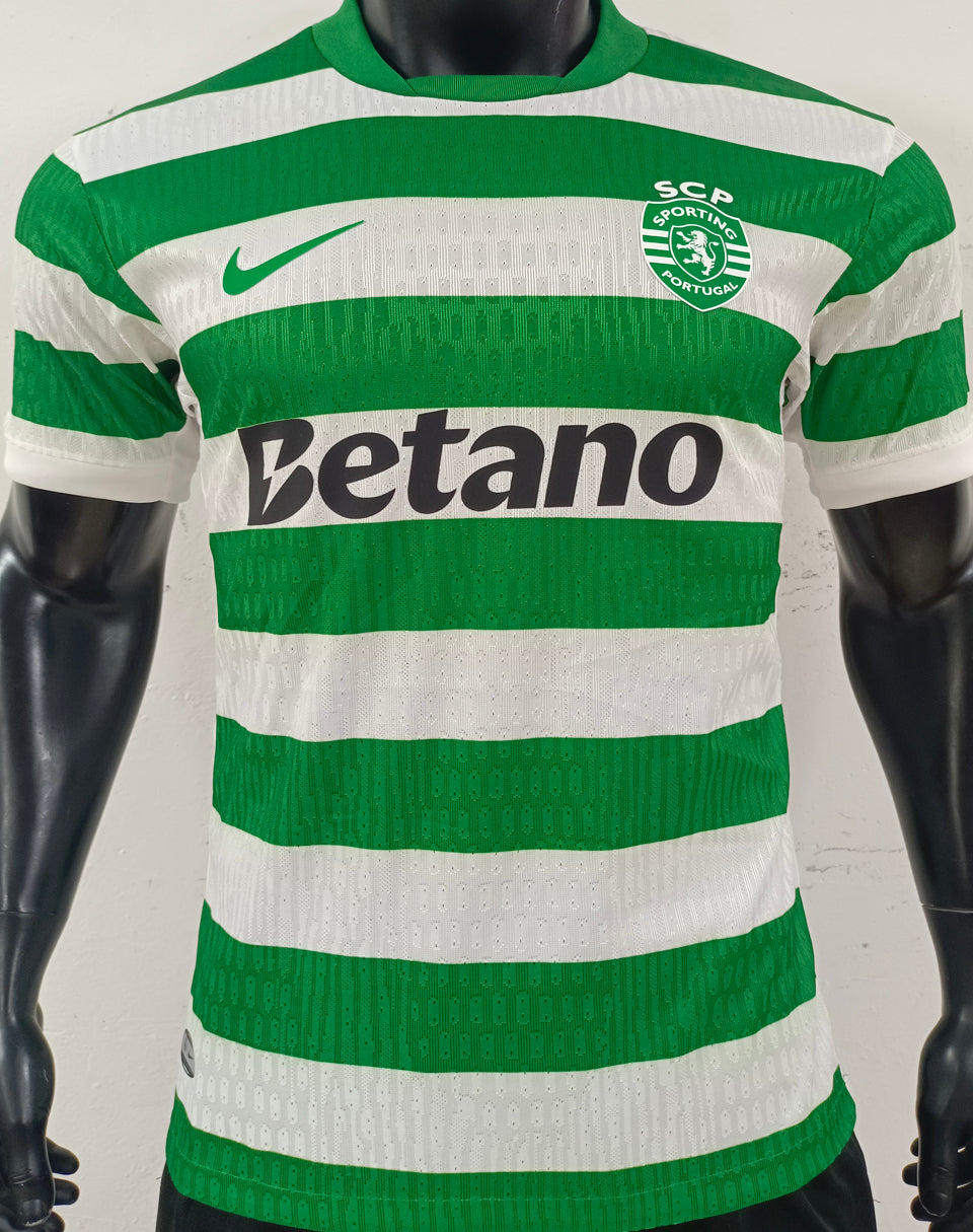Jersey 2025/26 Sporting Lisbon Local Manga corta Versión Jugador