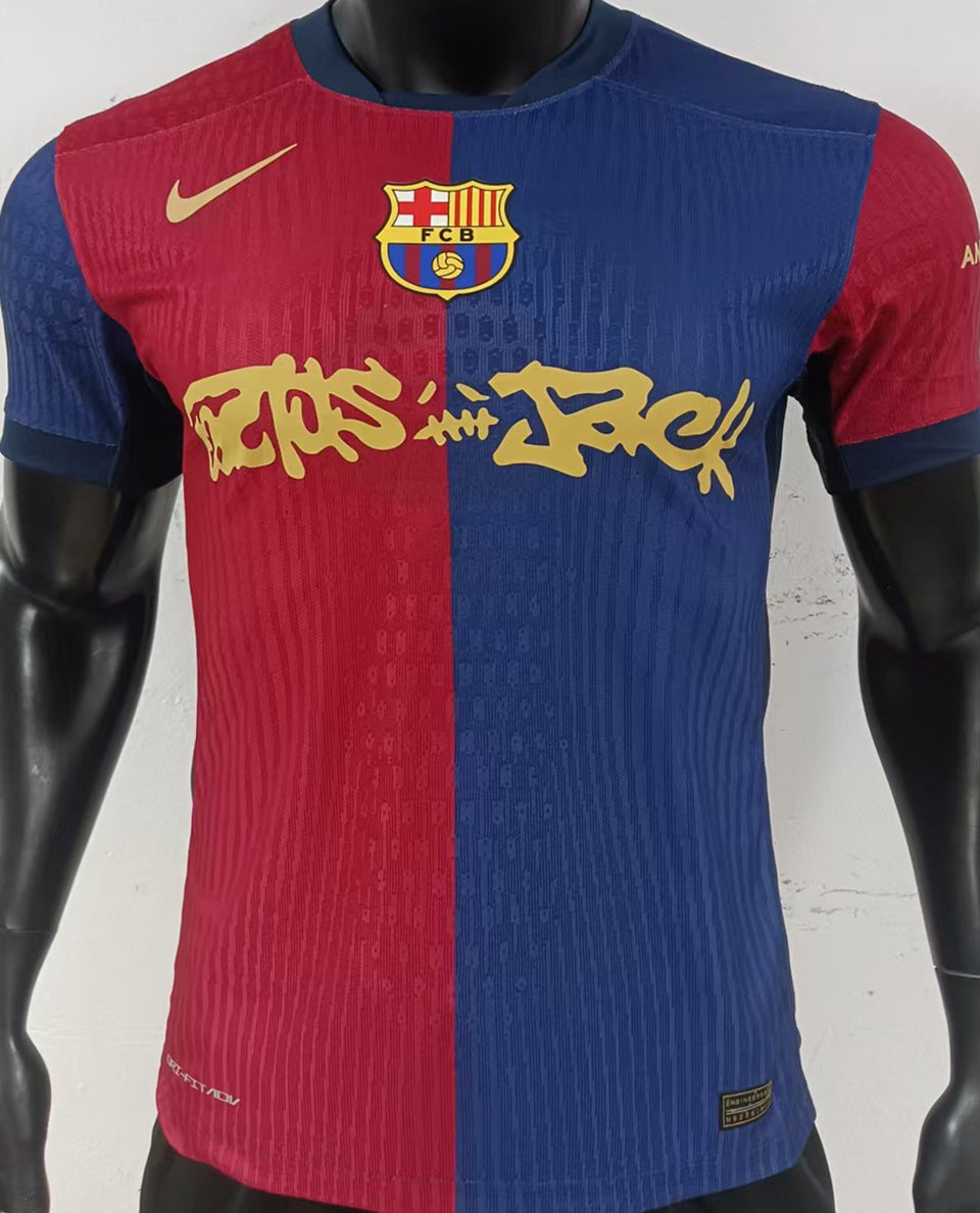jersey 2024/25 barcelona local manga corta versión jugador