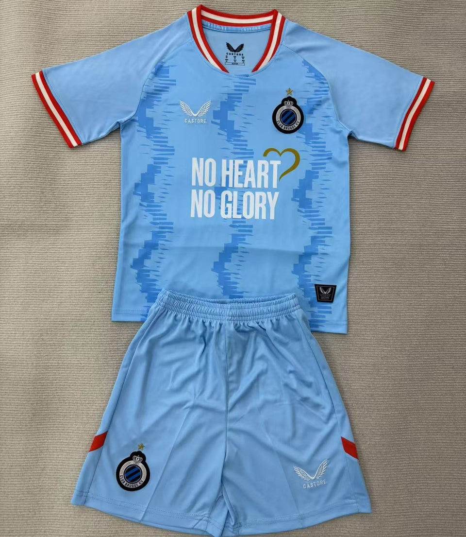 jersey 2025/26 club brugge tercero manga corta niño
