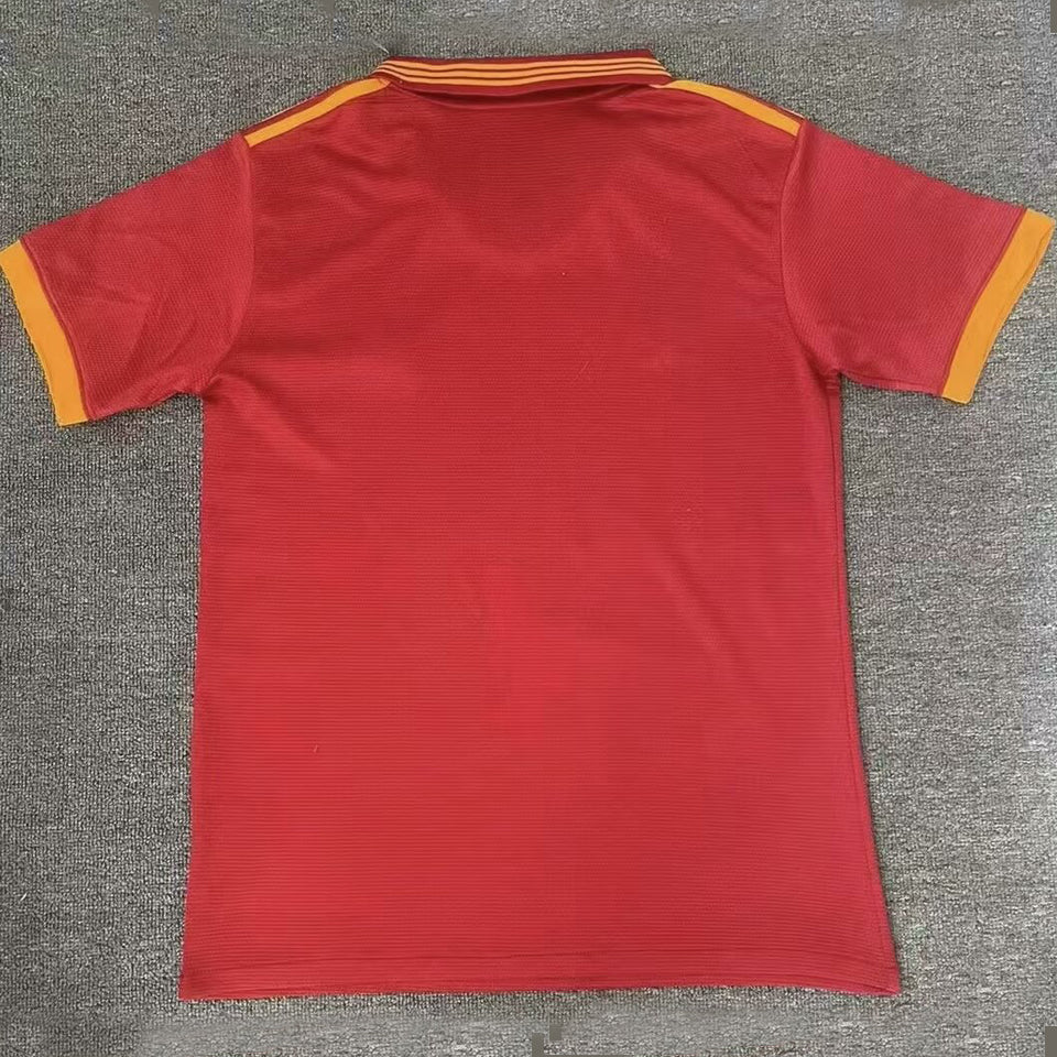 jersey 1992/94 roma local manga corta versión fan retro