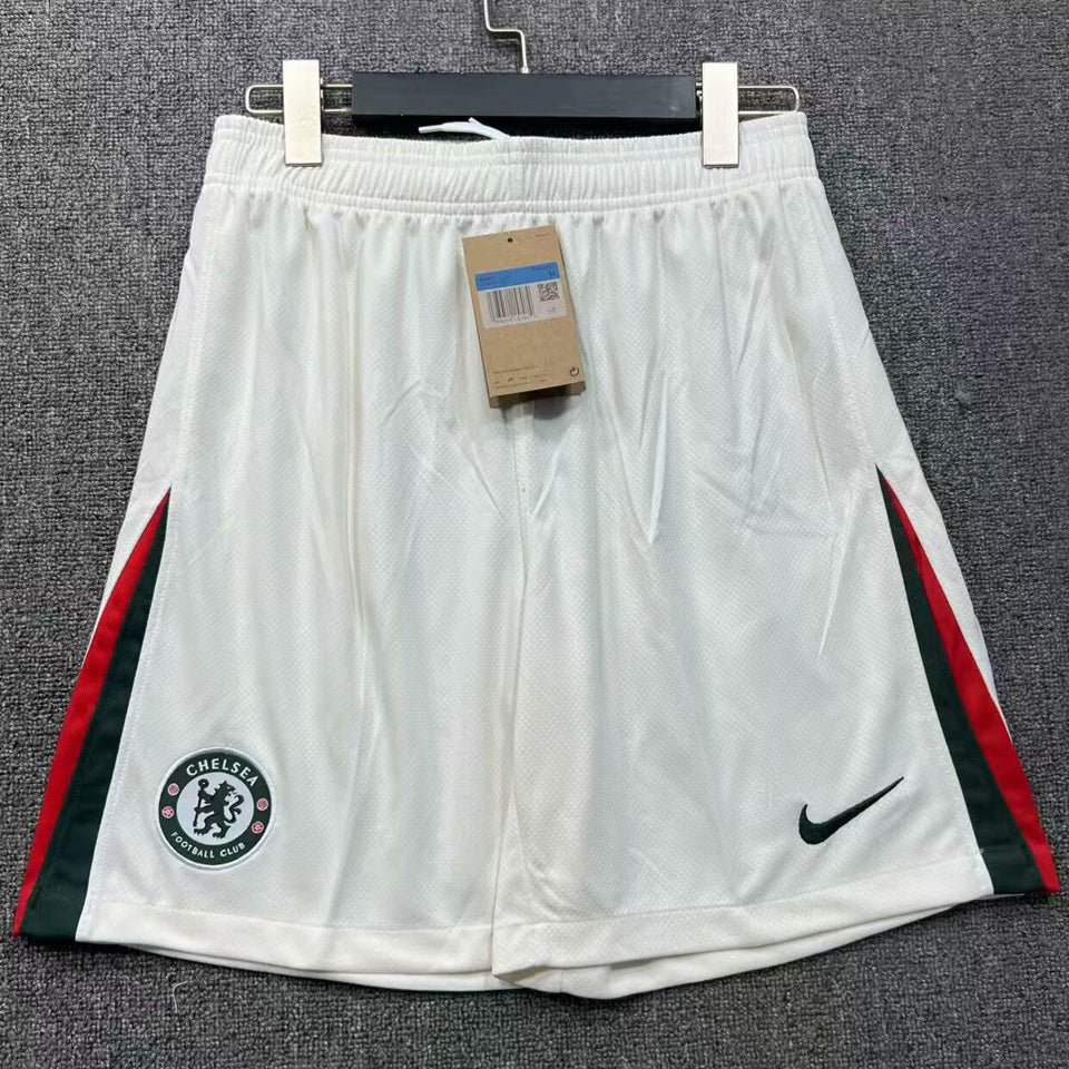 2025/26 chelsea visitante versión fan shorts/ pantalones