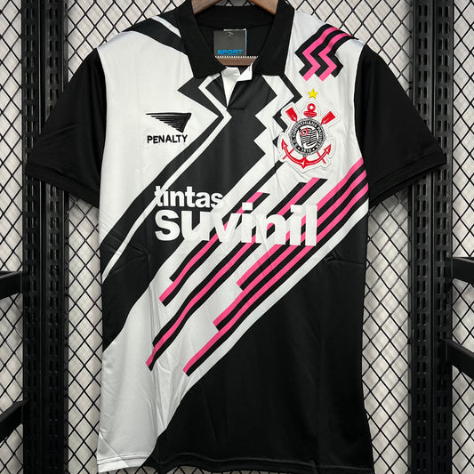 Jersey 1995 Corinthians Visitante Manga corta Versión Fan Retro