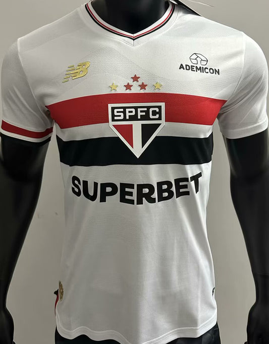 Jersey 2025/26 Sao Paulo Local Manga corta Versión Jugador