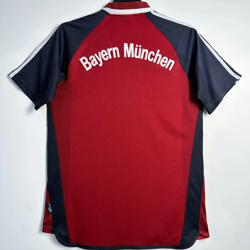jersey 2001/02 bayern munich local manga corta versión fan retro